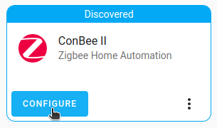 Configure the new ZHA integration