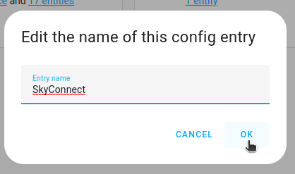 Change the name to Connect ZBT-1