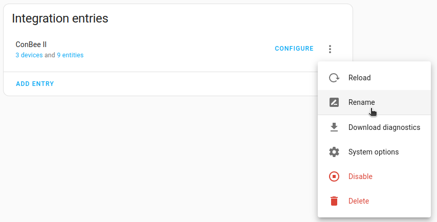 Start renaming ZHA integration