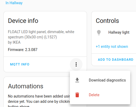 Remove Zigbee2MQTT devices (option 2)