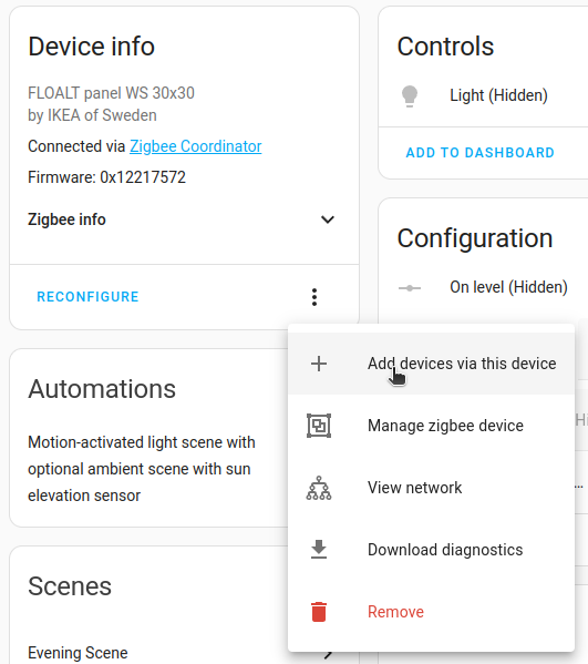 Add device via this device